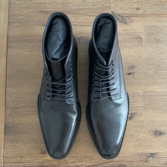 Saint Laurent Wyatt 25 lace-up boot - Picture 3 of 14